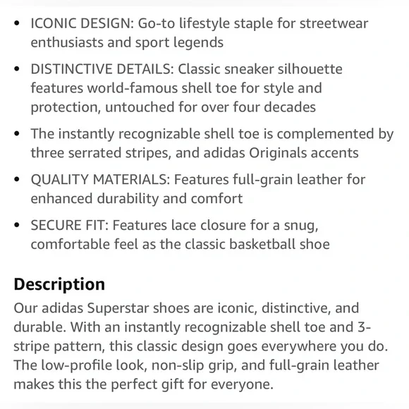 Adidas superstar shell toe white gold stripes size 7 - Picture 4 of 10